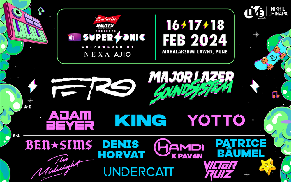 Vh1 Supersonic 2024 | A$AP Ferg to headline alongside Major Lazer Soundsystem, King, The Midnight & So Many More!